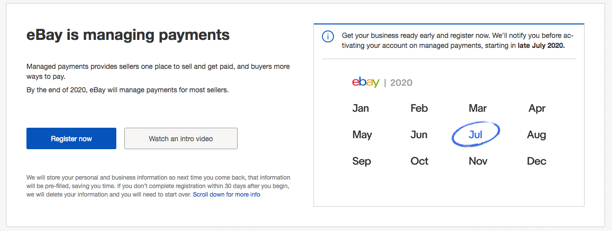 eBay is Managing Payments
