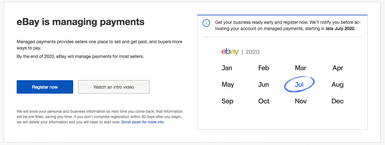 ebay coins managed payments